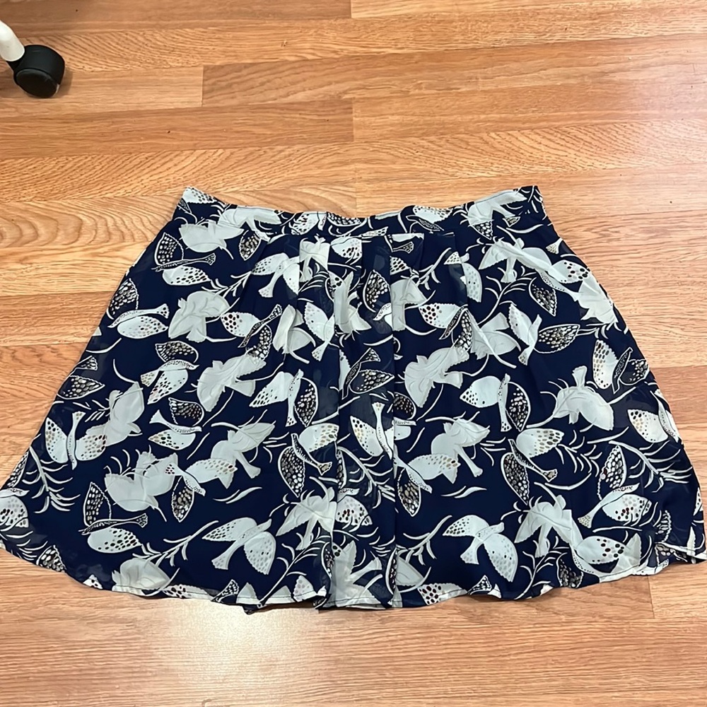 Old Navy Lined Bird Skirt Sz L